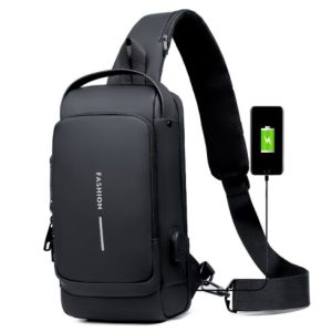 USB charging sport sling Anti-theft